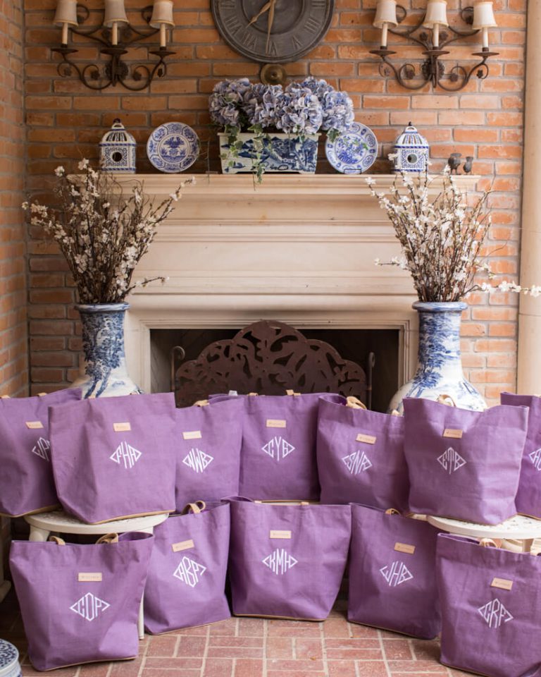 3 Monogrammed Bags