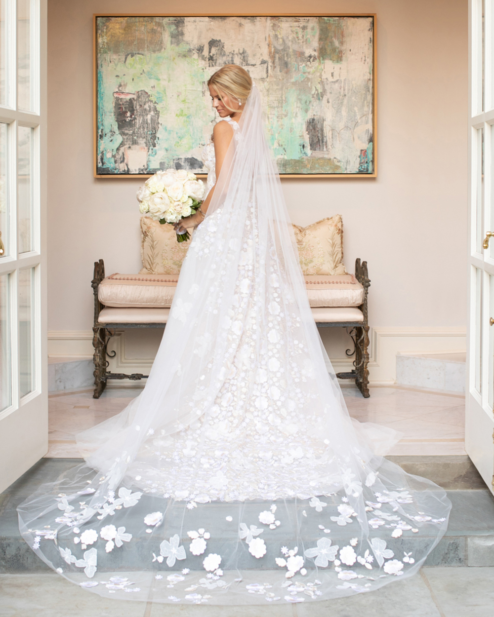 Griffin Young’s Bridal Portraits at Home