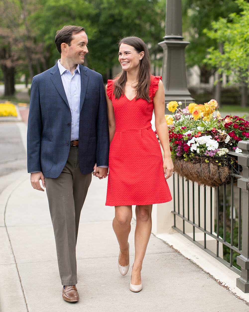 A Walk in the Park for Emily Dawson and Kevin Clock’s Engagement Portraits