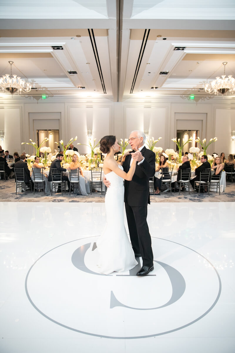 carey dancing with her father