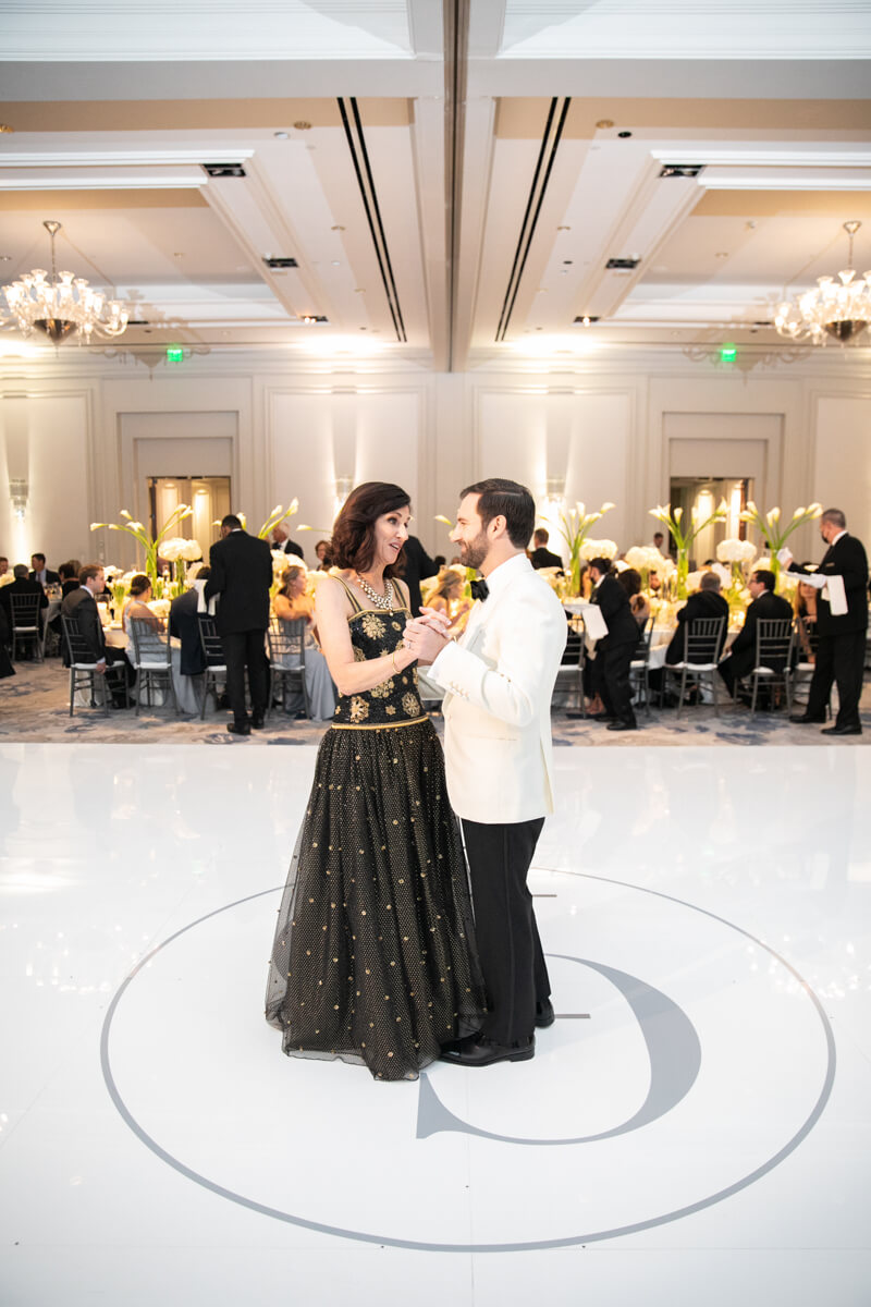 david dancing with his mother
