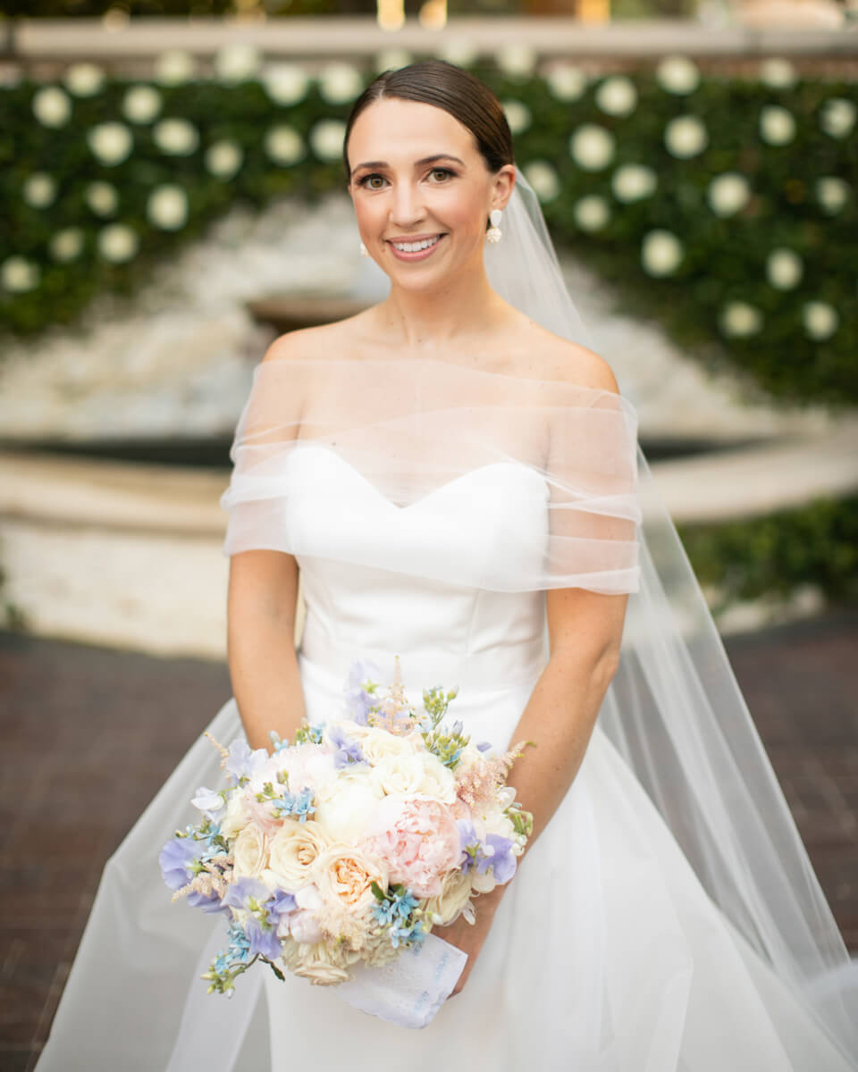 katherine in her wedding dress