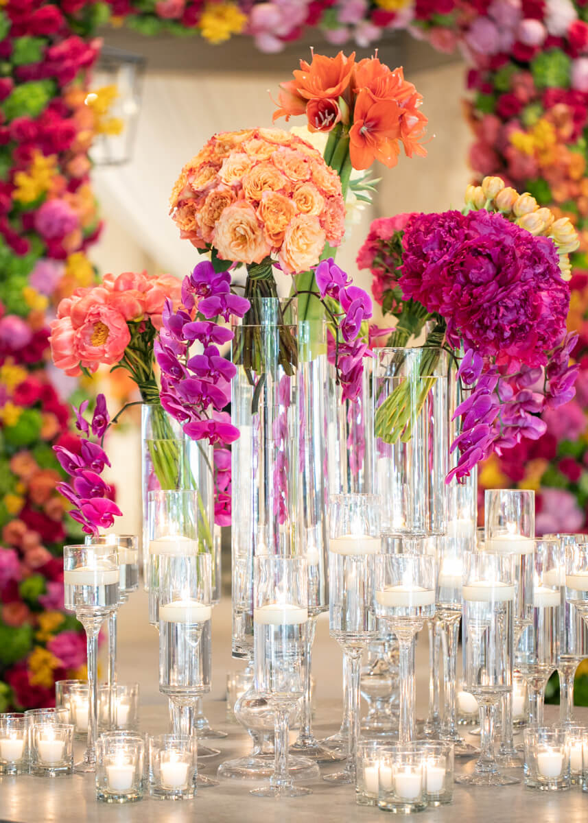 vibrant floral arrangements