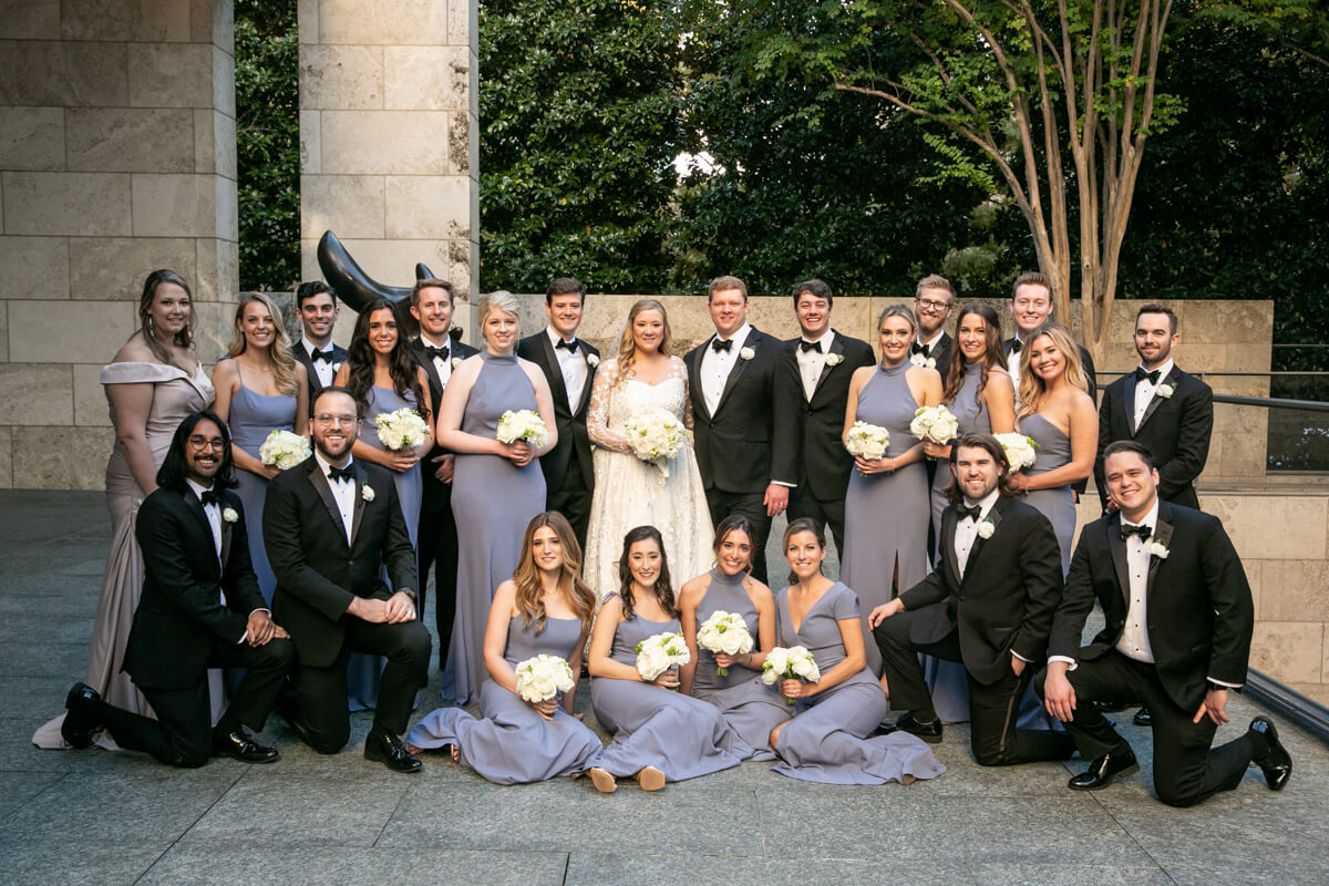 full wedding party