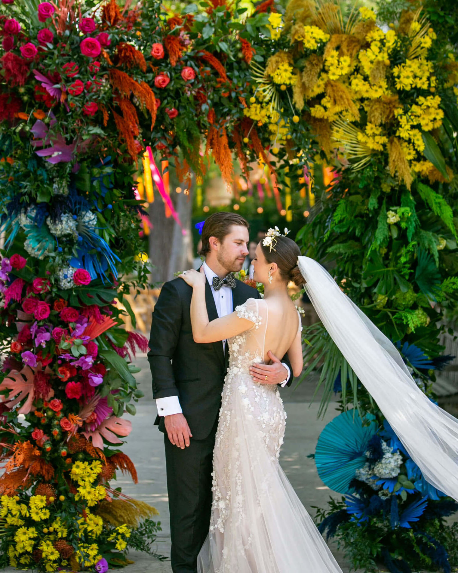 “I do” at the Fort Worth Zoo with Ryann and Danny